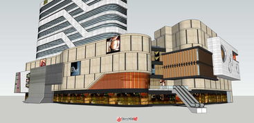 解析建筑创意的视觉仓库——《SU模型库精品区》中的城市商业综合体杰作